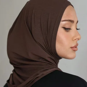 Soft Elasticity Modal Pull on Hijab Muslim Full Cover Neck Instant Hijab Islam Ready to Wear Hijab Scarf HeadWrap Ramadan Prayer