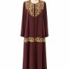 Egyptians Open abaya with zipper ANH-13412EG