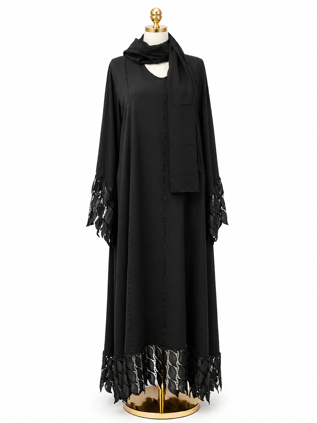 Lace design Egyptians abaya ANH-1347EG