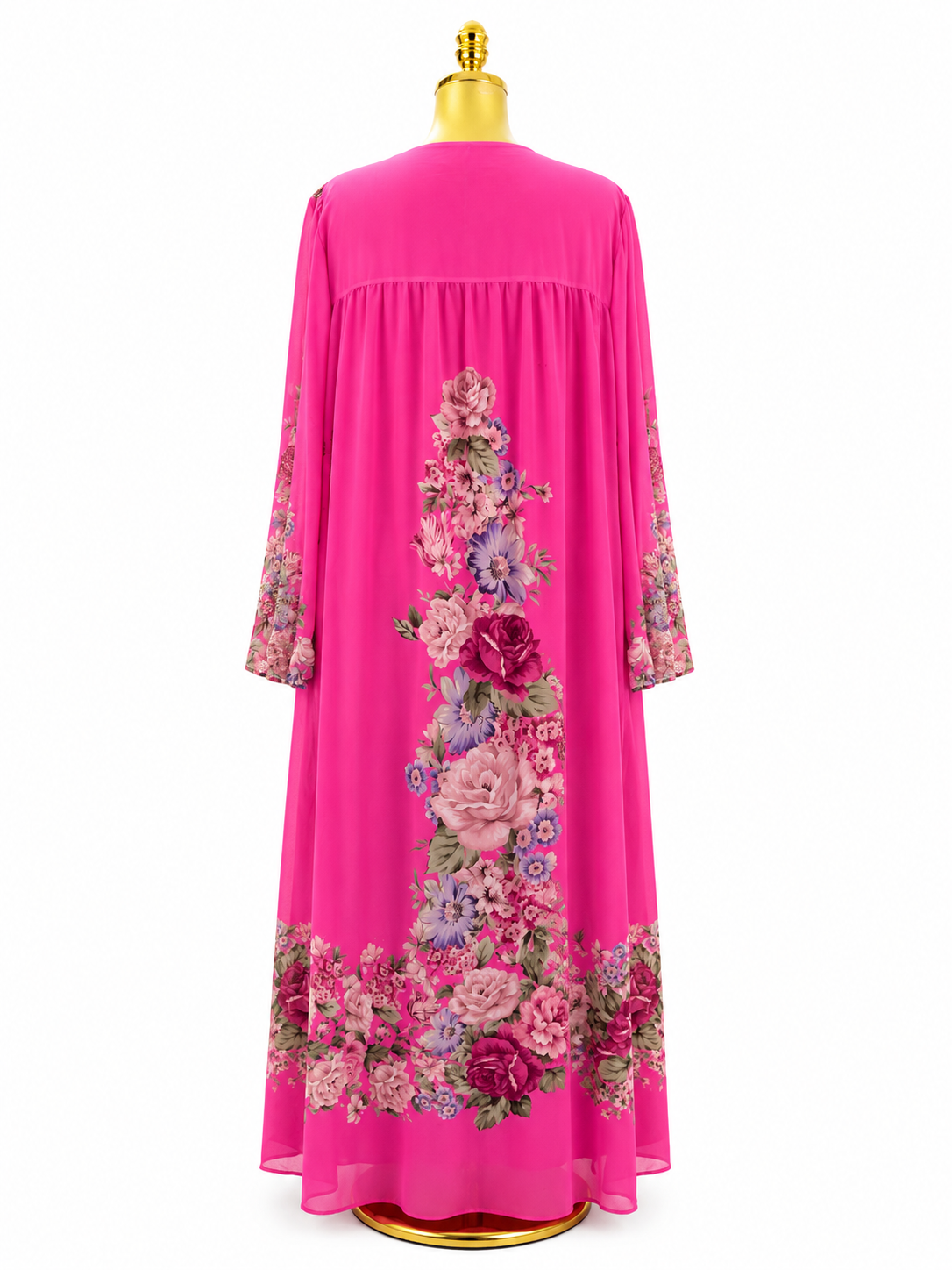 Chiffon Turkish abaya ANH-1345TK